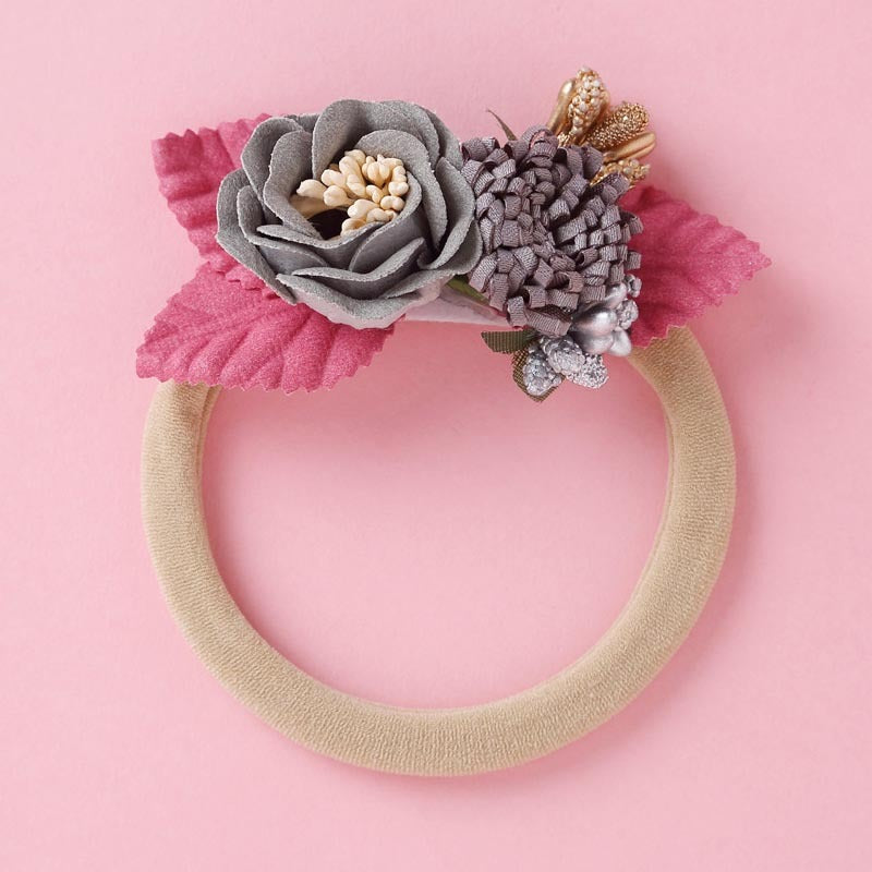 Popular Nylon 9-Color Stitching Girls Hair Band