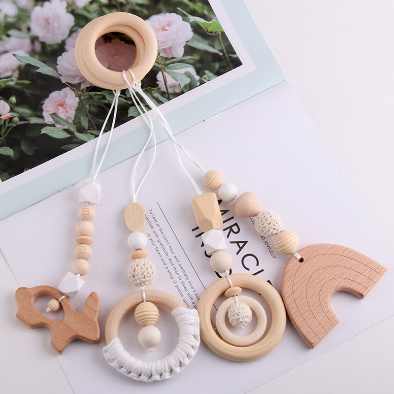 Wind Baby Gymnastic Rack Beech Wood Ring Teether