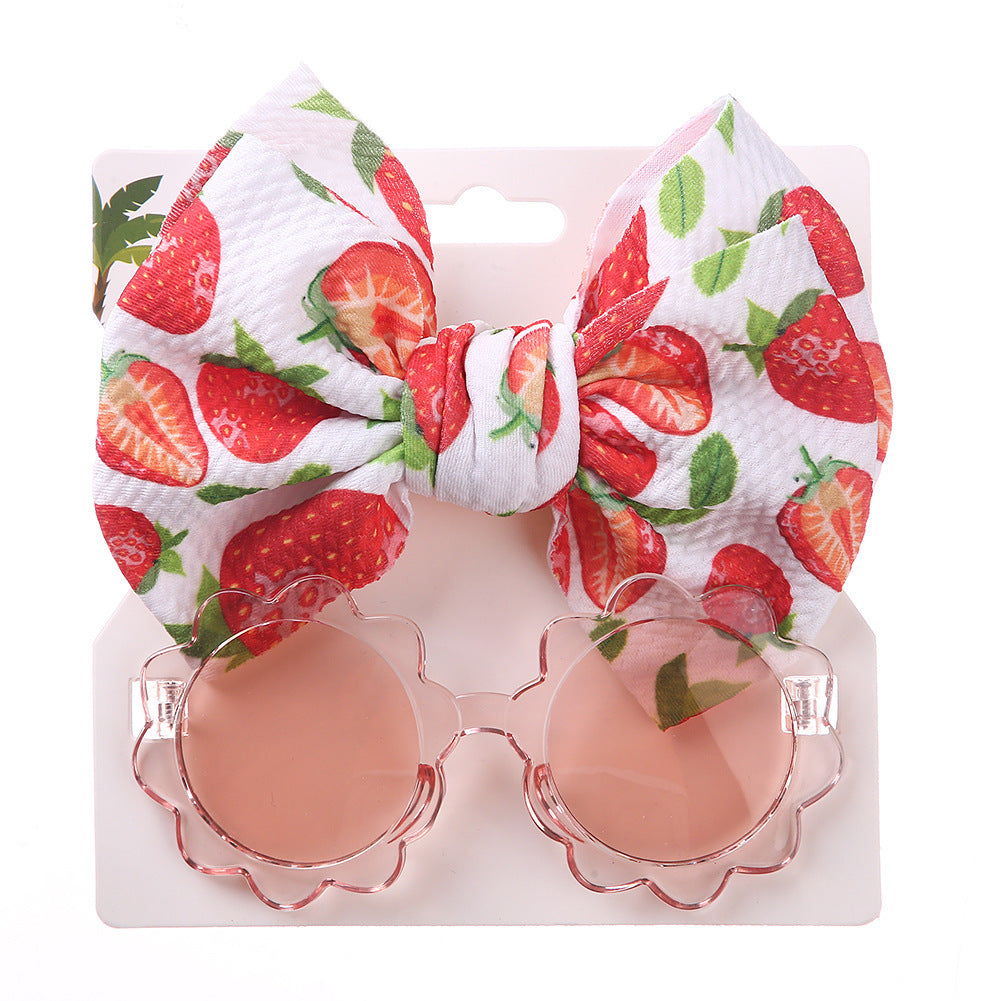 Kids Sunglasses Hair Band Set