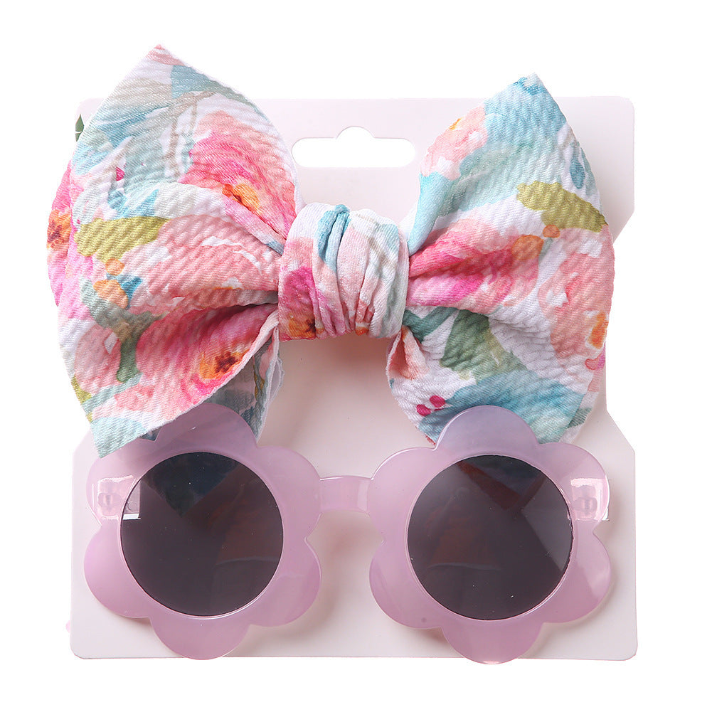 Kids Sunglasses Hair Band Set