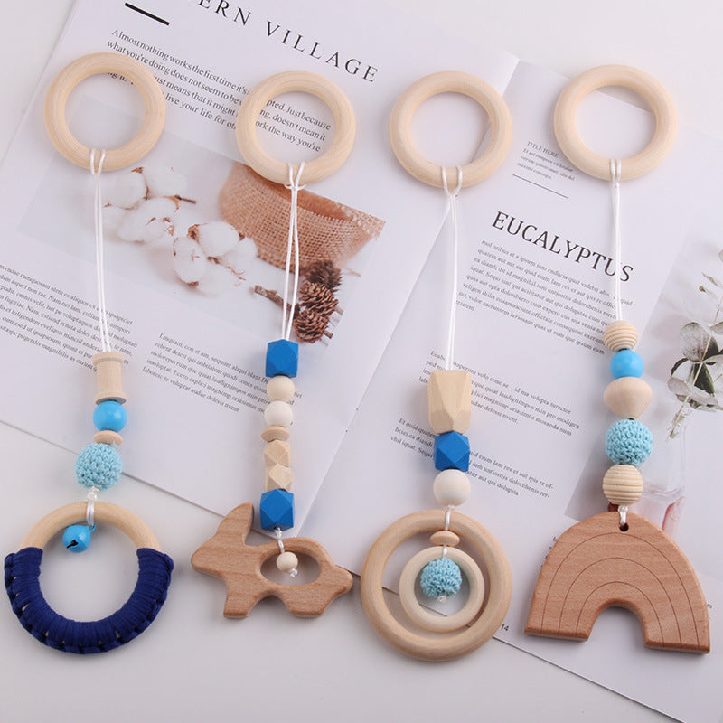 Wind Baby Gymnastic Rack Beech Wood Ring Teether