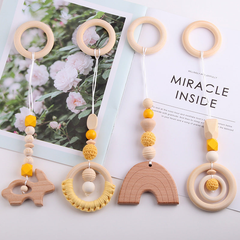 Wind Baby Gymnastic Rack Beech Wood Ring Teether