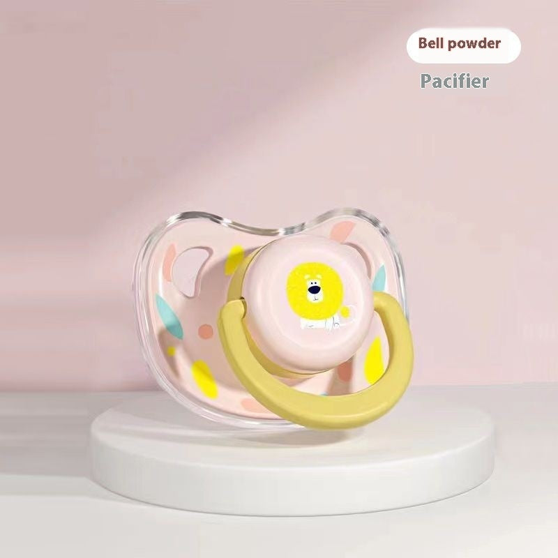 Newborn Anti-flatulence Sleepy Flat Head Pacifier With Dust Cover