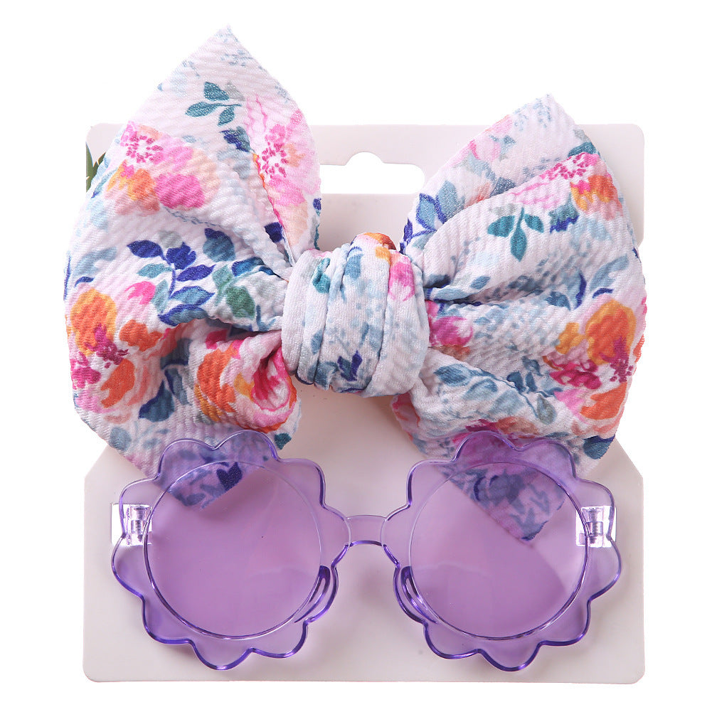 Kids Sunglasses Hair Band Set