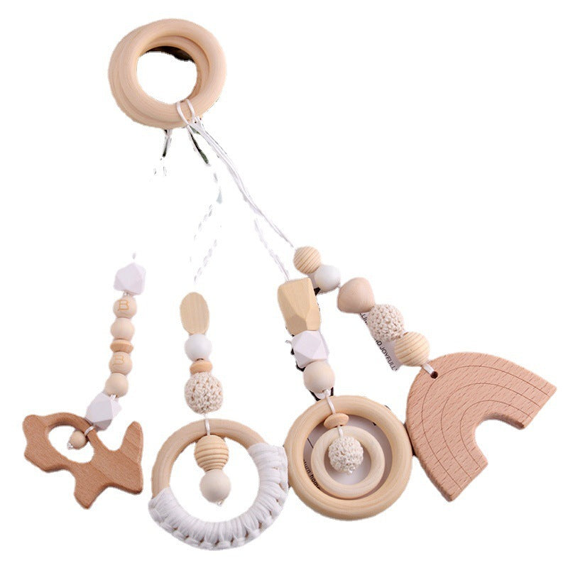 Wind Baby Gymnastic Rack Beech Wood Ring Teether