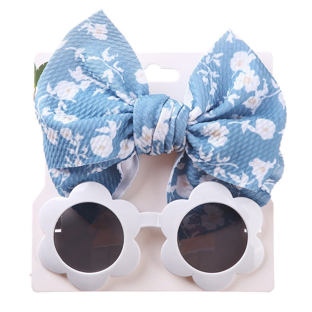 Kids Sunglasses Hair Band Set
