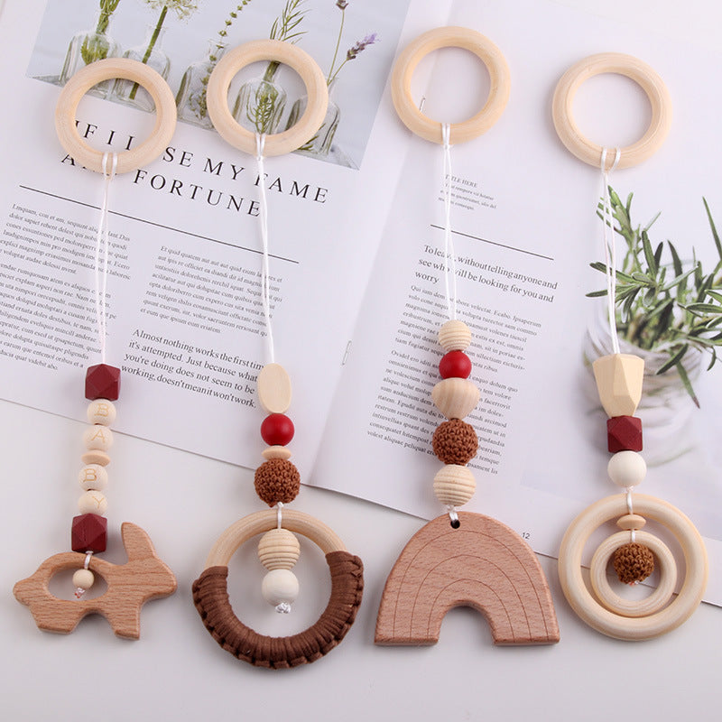 Wind Baby Gymnastic Rack Beech Wood Ring Teether