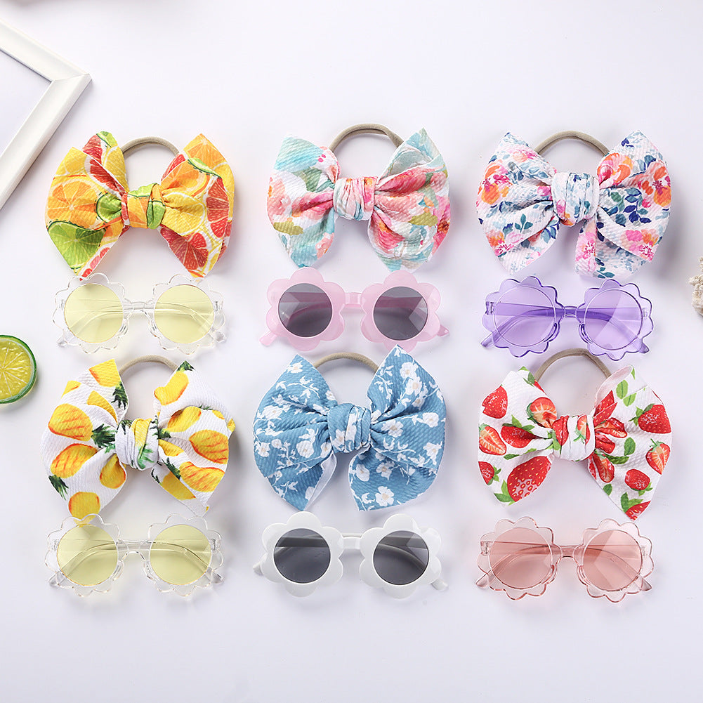 Kids Sunglasses Hair Band Set