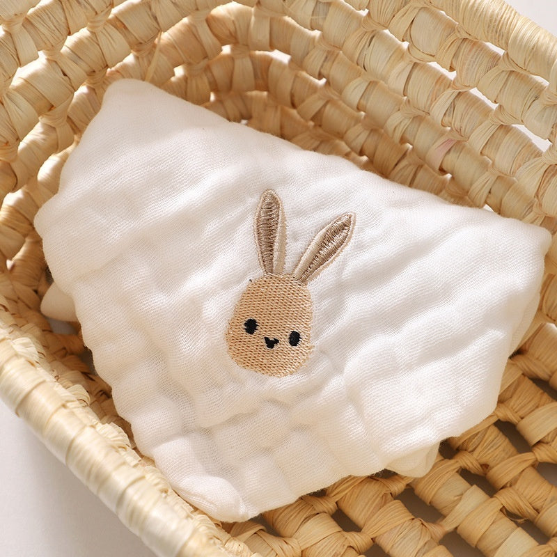 Thin Cotton Class A Six-layer Gauze Small Square Saliva Towel