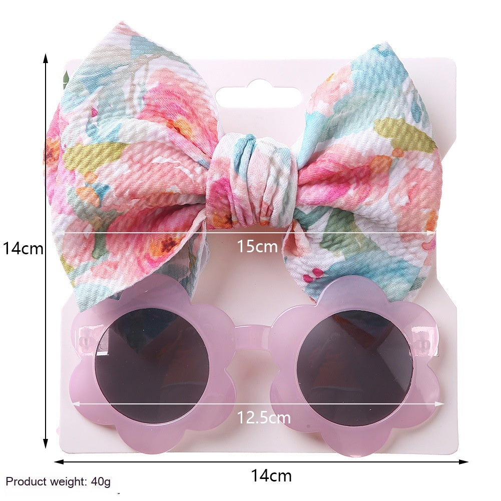 Kids Sunglasses Hair Band Set