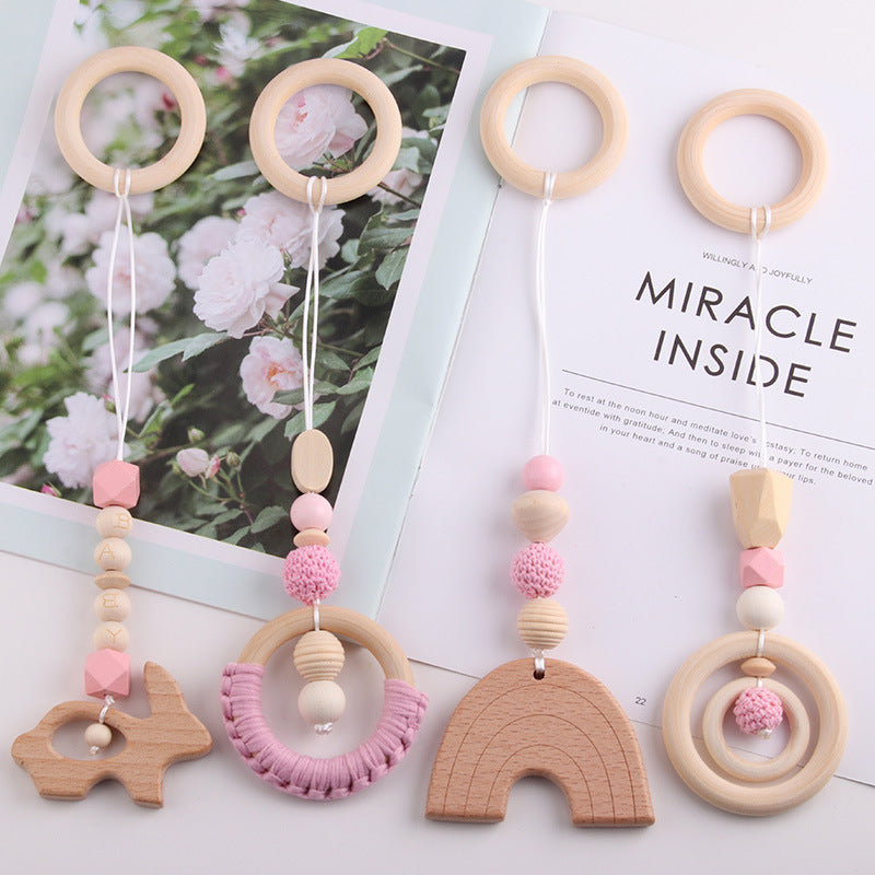 Wind Baby Gymnastic Rack Beech Wood Ring Teether