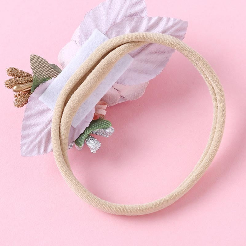 Popular Nylon 9-Color Stitching Girls Hair Band