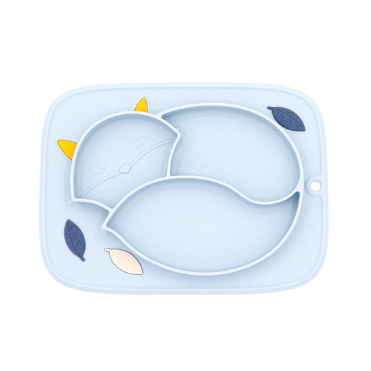 Children's Non-Slip Partitioned Dinner Plate  Bowl