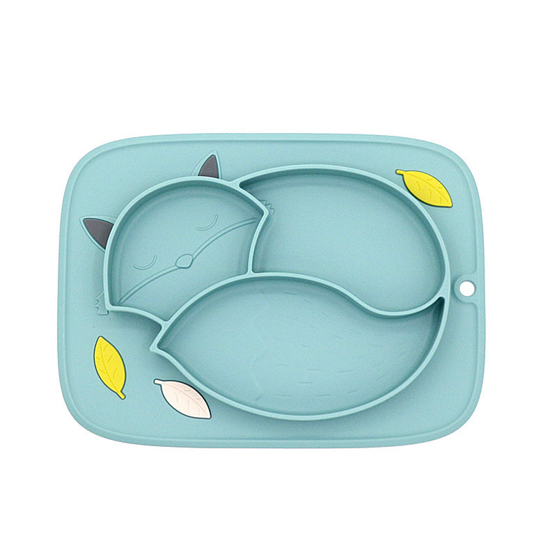 Children's Non-Slip Partitioned Dinner Plate  Bowl