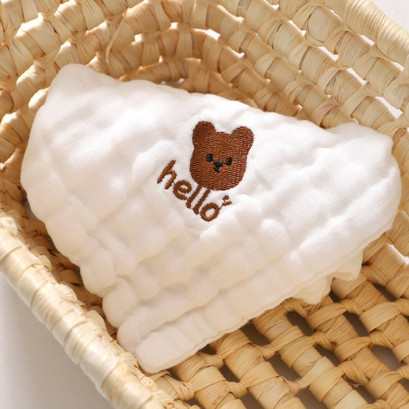 Thin Cotton Class A Six-layer Gauze Small Square Saliva Towel