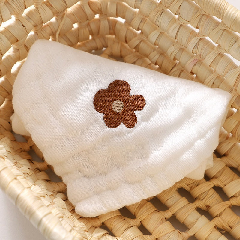 Thin Cotton Class A Six-layer Gauze Small Square Saliva Towel