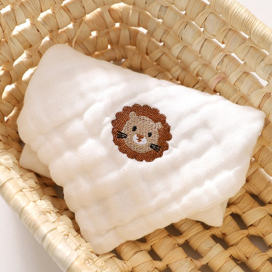 Thin Cotton Class A Six-layer Gauze Small Square Saliva Towel