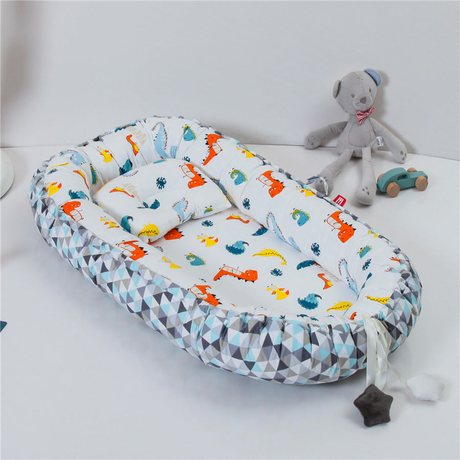 Change Pilch Baby Pillow Travel Crib Folding Removable Washable