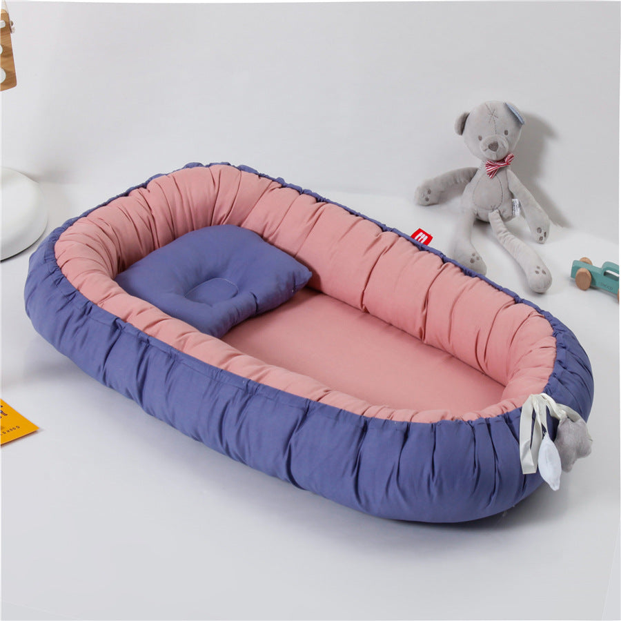 Change Pilch Baby Pillow Travel Crib Folding Removable Washable