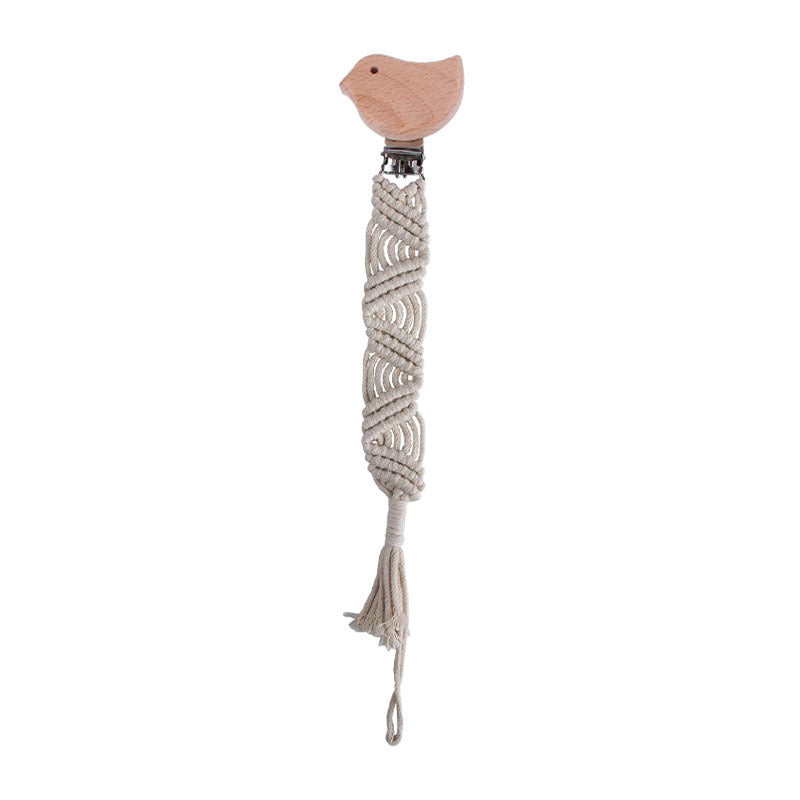 Children's Hand-woven Pacifier Rope