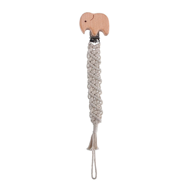 Children's Hand-woven Pacifier Rope