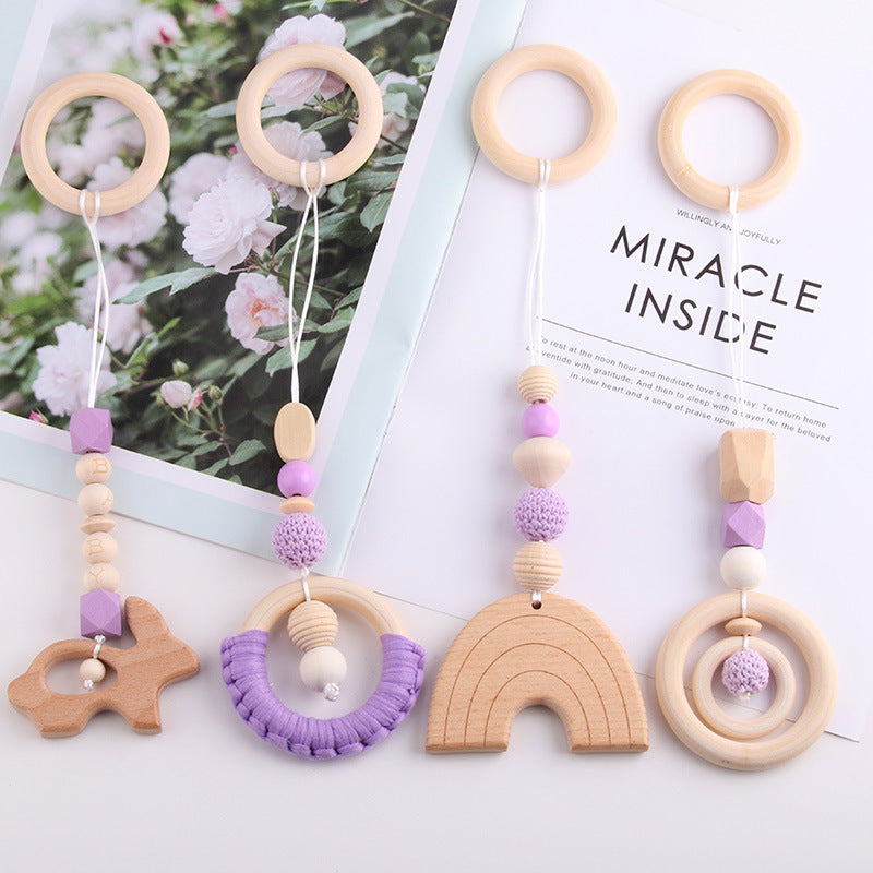 Wind Baby Gymnastic Rack Beech Wood Ring Teether