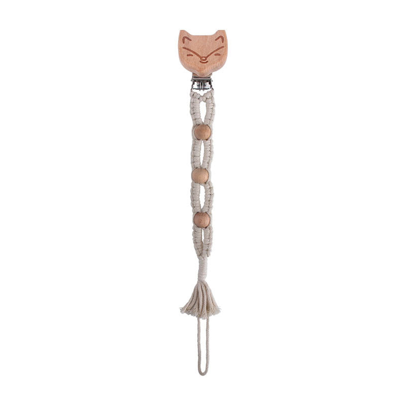 Children's Hand-woven Pacifier Rope